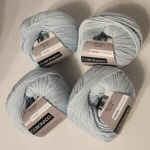 4 Tahki Yarns Coronado Lt. Blue 17 DK 90%Cotton/10% Silk 121 Yards Made Italy